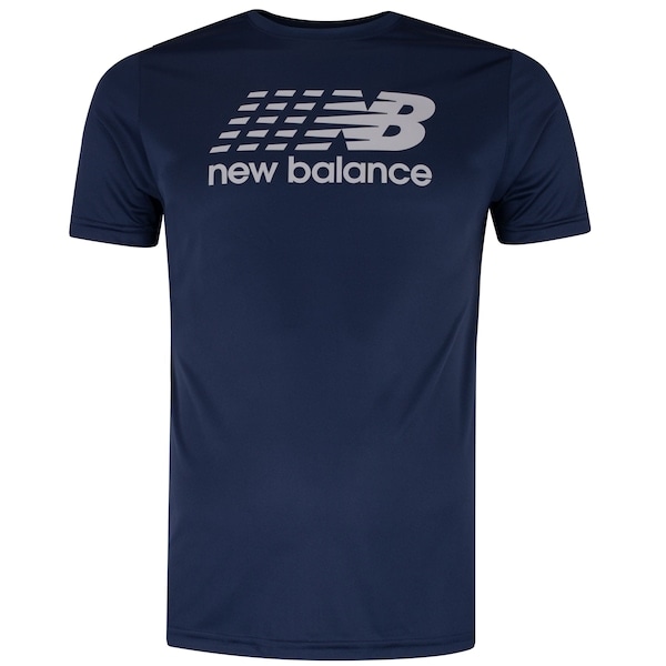 Imagem principal Camiseta New Balance Multi Color Performance Masculina New Balance AZUL ESCURO