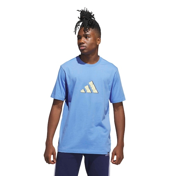 Imagem principal Camiseta adidas Gráfica Masculina Adidas AZUL