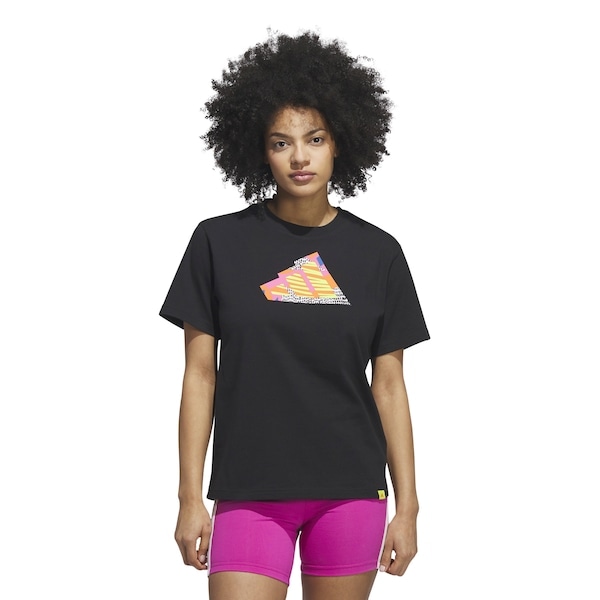 Imagem principal Camiseta adidas Abstract Feminina Adidas PRETO