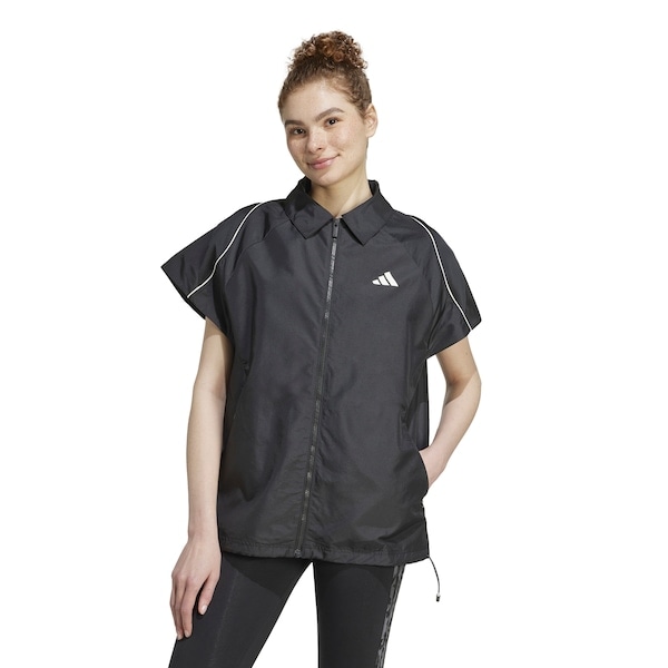 Imagem principal Camisa adidas Staduim Cover Up Feminina Adidas PRETO/BRANCO