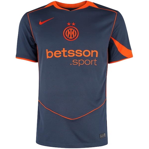 Imagem principal Camisa Inter de Milão III 25/26 Torcedor Pro Masculina Nike AZUL/LARANJA