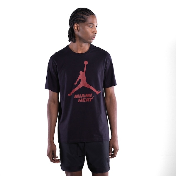 Imagem principal Camiseta Miami Heat Jordan Nike Essential Masculina Nike PRETO