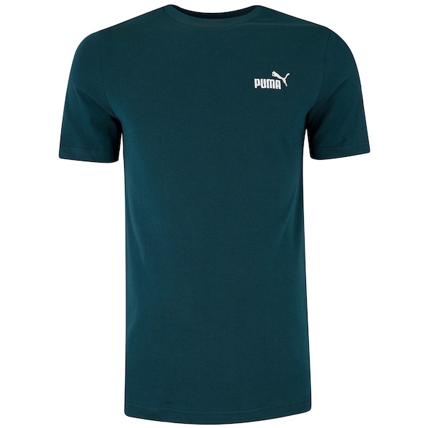 Imagem principal Camiseta Puma Essentials Small Logo No.1 Masculina Puma VERDE ESCURO