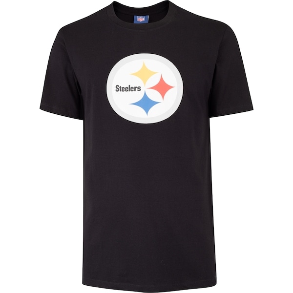 Imagem principal Camiseta Pittsburgh Steelers NFL Logo NF033 Masculina NFL PRETO