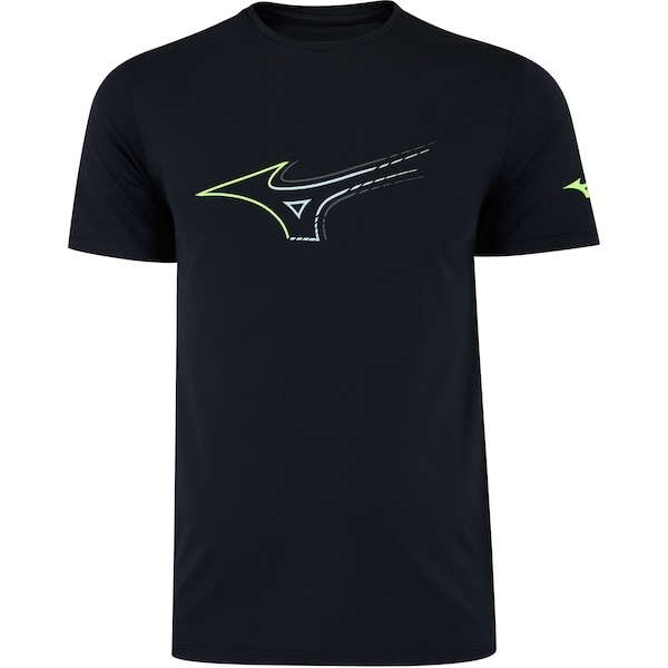 Imagem principal Camiseta Mizuno Focus Stamp 2 Masculina Mizuno PRETO