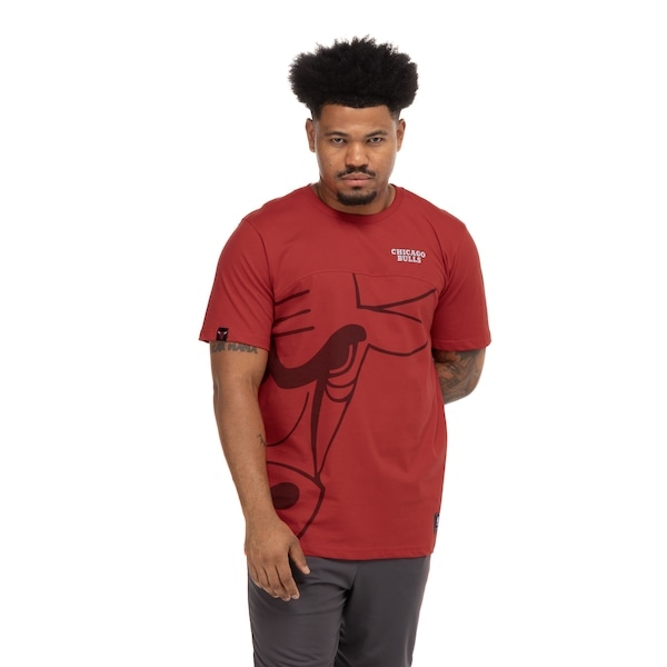 Imagem principal Camiseta Chicago Bulls NBA Fullface N0959 Masculina NBA VERMELHO