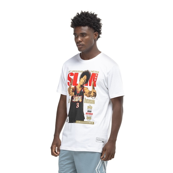 Imagem principal Camiseta Mitchell & Ness Philadelphia 76Ers NBA Slam Masculina Mitchell And Ness BRANCO