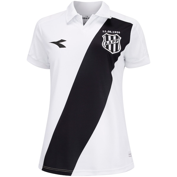 Imagem principal Camisa Ponte Preta I 25/26 Torcedor Diadora Feminina Diadora BRANCO
