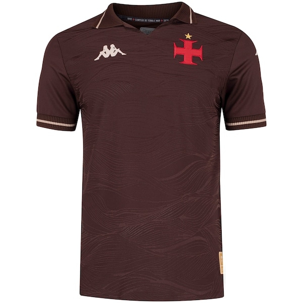 Imagem principal Camisa do Vasco da Gama III 25/26 Torcedor Kappa Masculina Kappa MARROM