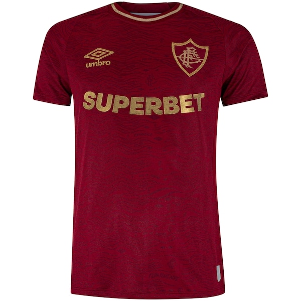 Imagem principal Camisa do Fluminense III 25/26 Torcedor Umbro Masculina Umbro VINHO/OURO