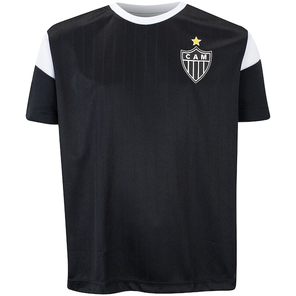 Imagem principal Camiseta Atlético Mineiro Estremecer Infantil braziline PRETO