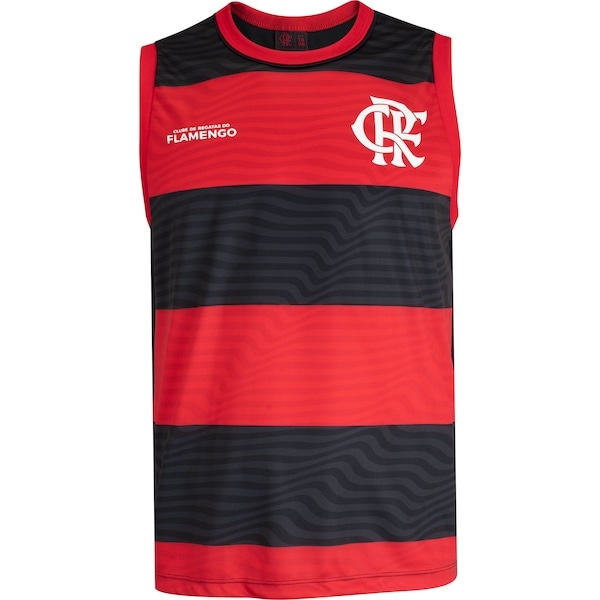 Imagem principal Camiseta Regata Flamengo Braziline Presença Masculina braziline VERMELHO/PRETO