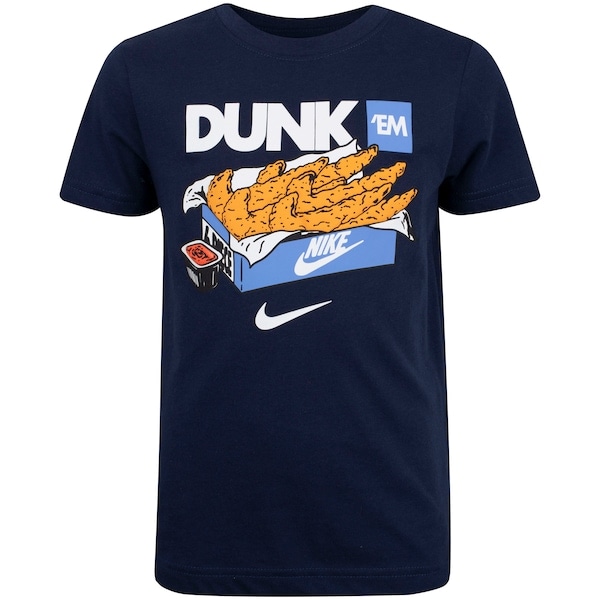 Imagem principal Camiseta Nike Dunk Em Ten Juvenil Nike AZUL ESCURO