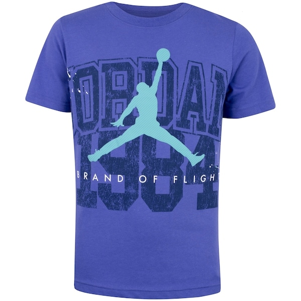 Imagem principal Camiseta Nike Jordan Throwback Juvenil Nike BRANCO/CINZA CLARO