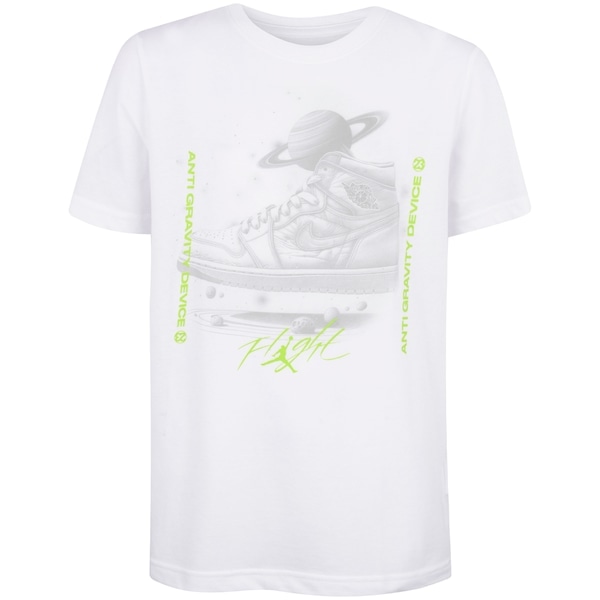 Imagem principal Camiseta Nike Jordan Anti Gravity Juvenil Nike BRANCO/CINZA CLARO
