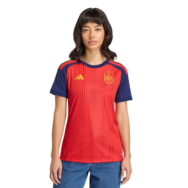 Imagem principal Camisa Seleção da Espanha I 26/27 Torcedor adidas Feminina Adidas VERMELHO