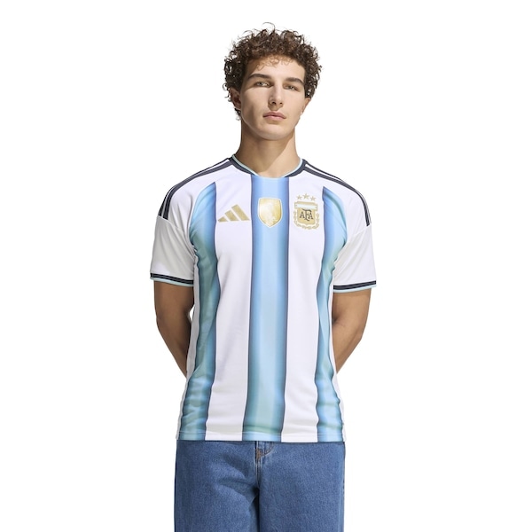 Imagem principal Camisa Seleção da Argentina I 26/27 Torcedor adidas Masculina Adidas BRANCO/AZUL CLA