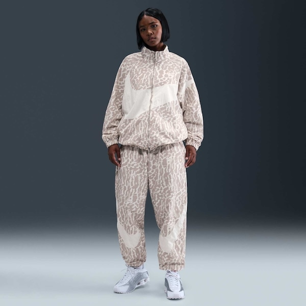 Imagem principal Calça Nike Sportswear Trend Woven Feminina Nike CINZA/BRANCO