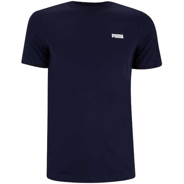 Imagem principal Camiseta PUMA Essential Small Logo Masculina Puma AZUL ESCURO