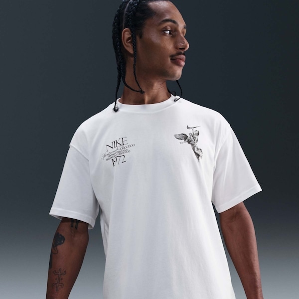 Imagem principal Camiseta Nike Sportswear M90 Wings Victory Masculina Nike BRANCO