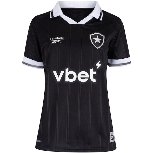 Imagem principal Camisa do Botafogo II 25/26 Torcedor Reebok Feminina Reebok PRETO