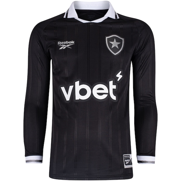 Imagem principal Camisa do Botafogo II 25/26 Manga Longa Torcedor Reebok Masculina Reebok PRETO