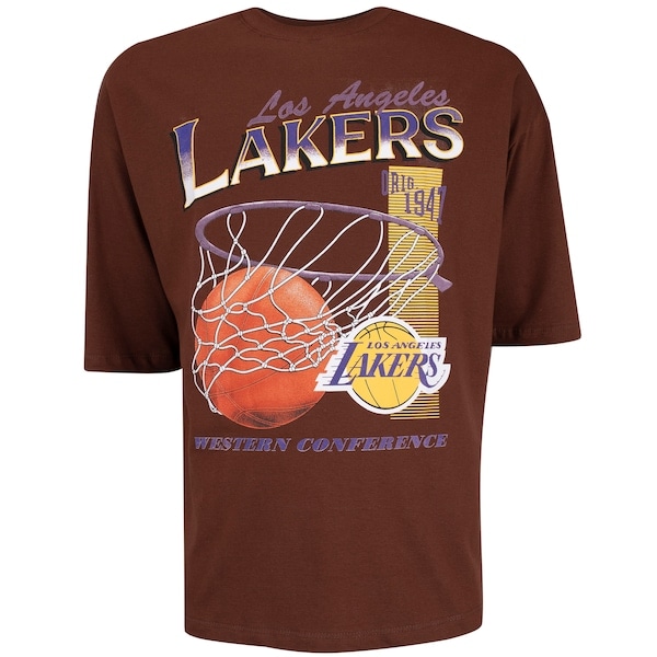 Imagem principal Camiseta Los Angeles Lakers NBA Vintage N0535 Masculina NBA MARROM