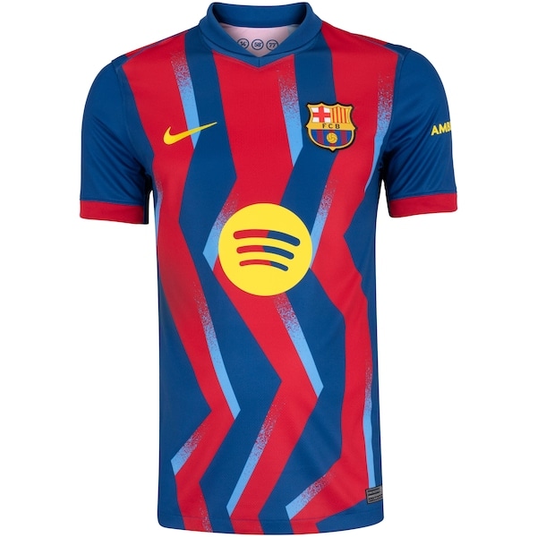 Imagem principal Camisa Barcelona IV 25/26 Torcedor Pro Nike Masculina Nike AZUL/VERMELHO