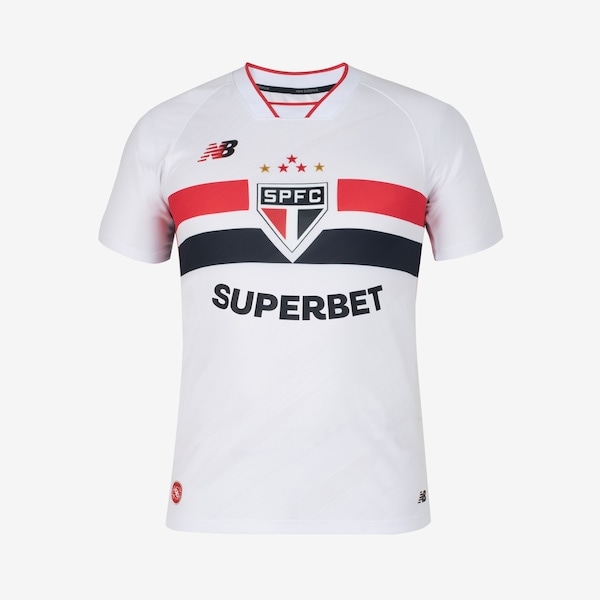 Imagem principal Camisa do São Paulo I 26/27 New Balance Jogador Masculina New Balance BRANCO/VERMELHO