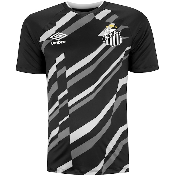 Imagem principal Camisa do Santos 26/27 Umbro Aquecimento Masculina Umbro PRETO/BRANCO