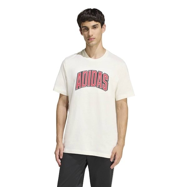 Imagem principal Camiseta LS adidas Stadium Collegiate - Masculina Adidas OFF WHITE