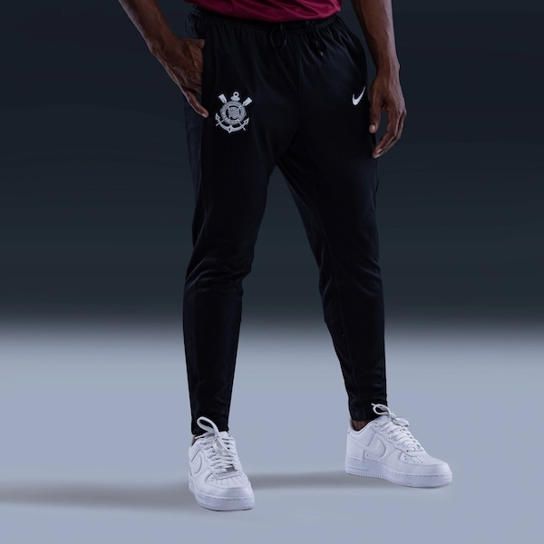 Imagem principal CALCA CORINTHIANS TREINO 26 MASC Nike PRETO/BRANCO