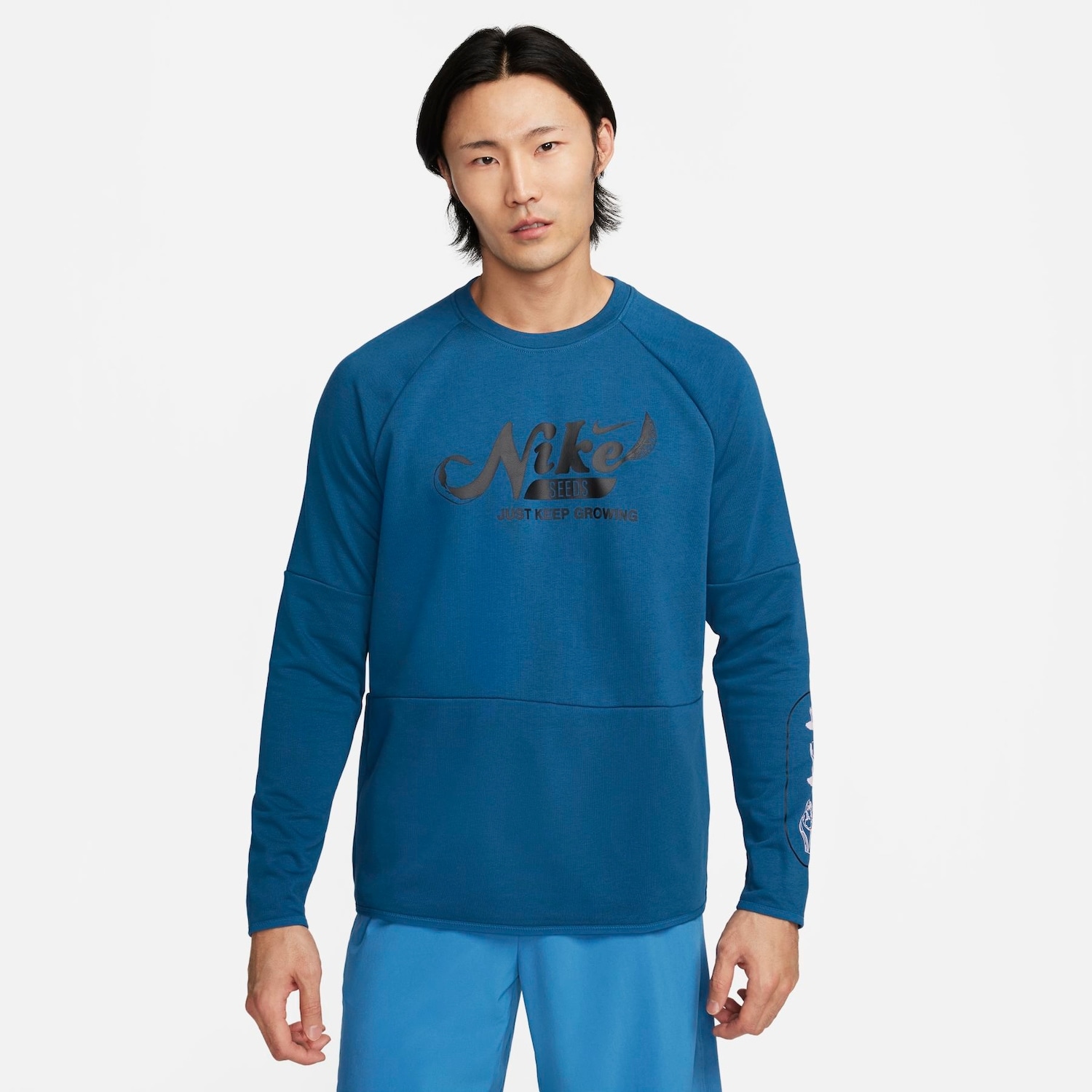 Imagem principal Camiseta Nike Dri-FIT Fleece Masculina Nike Azul