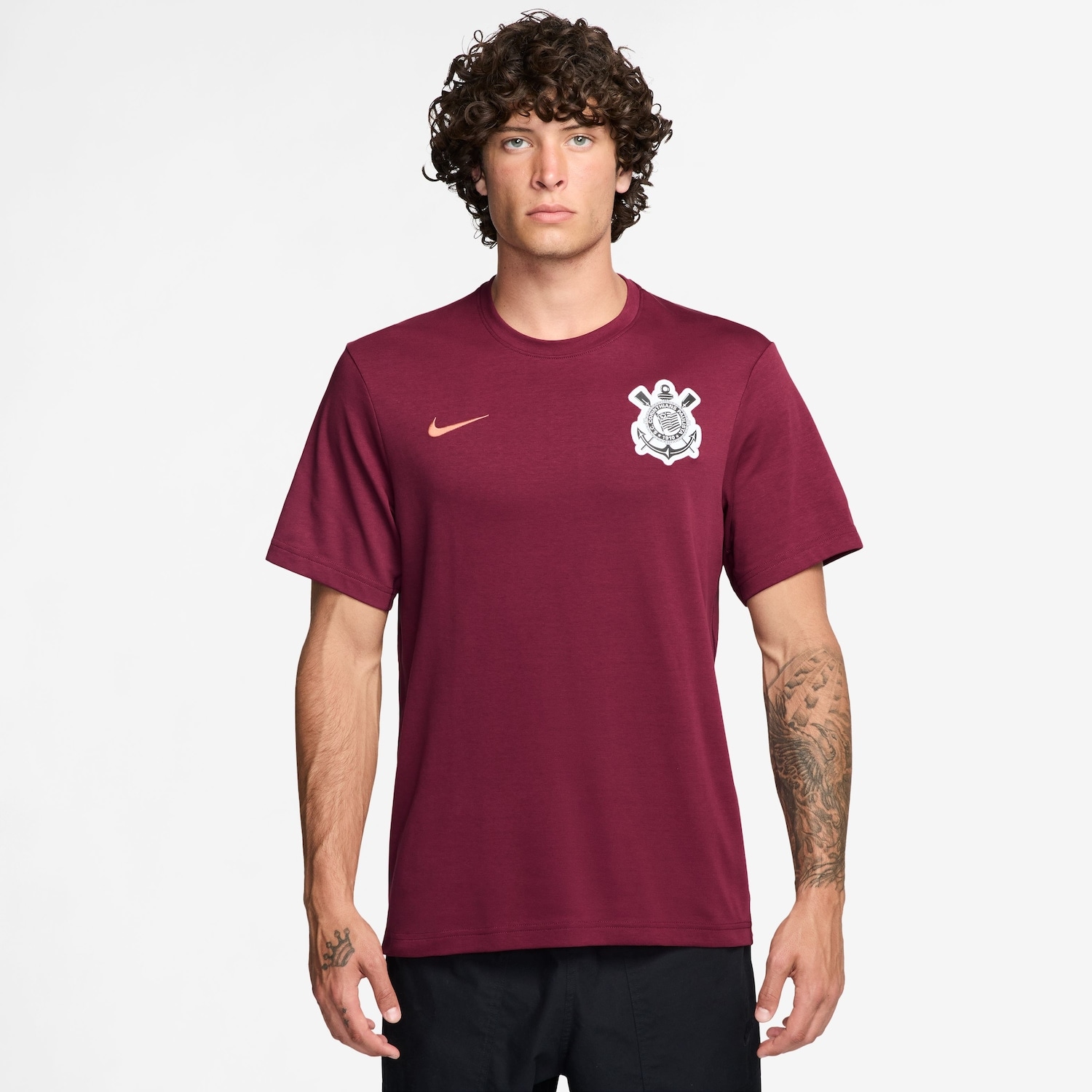 Imagem principal Camiseta Nike Corinthians Travel Masculina Nike Vinho