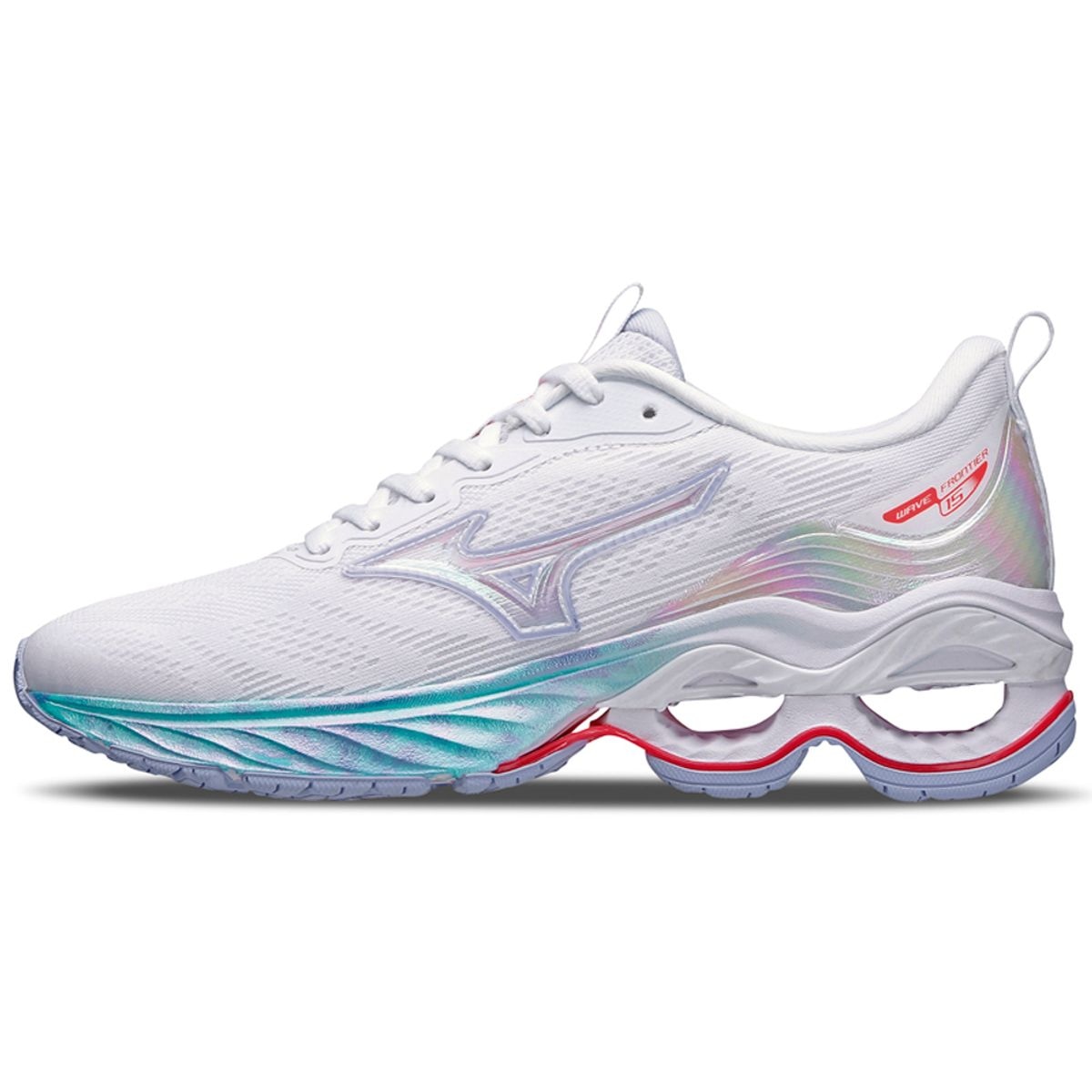 Imagem principal Tênis de Corrida Feminino Mizuno Wave Frontier 15 Branco Mizuno