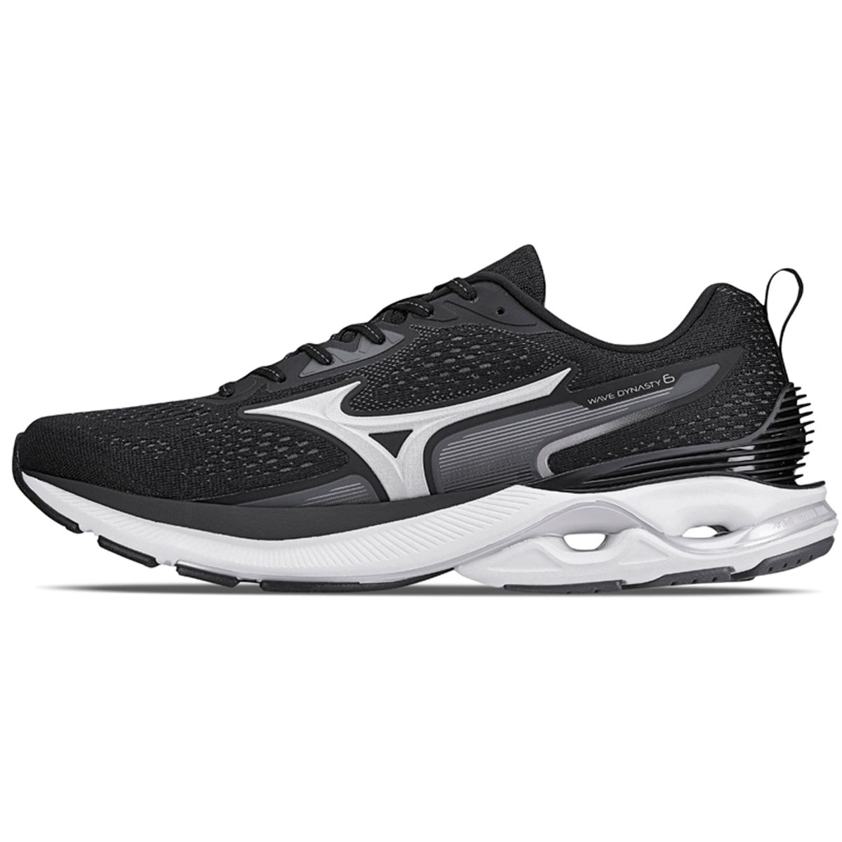 Imagem principal Tênis de Corrida Masculino Mizuno Wave Dynasty 6 Preto Mizuno