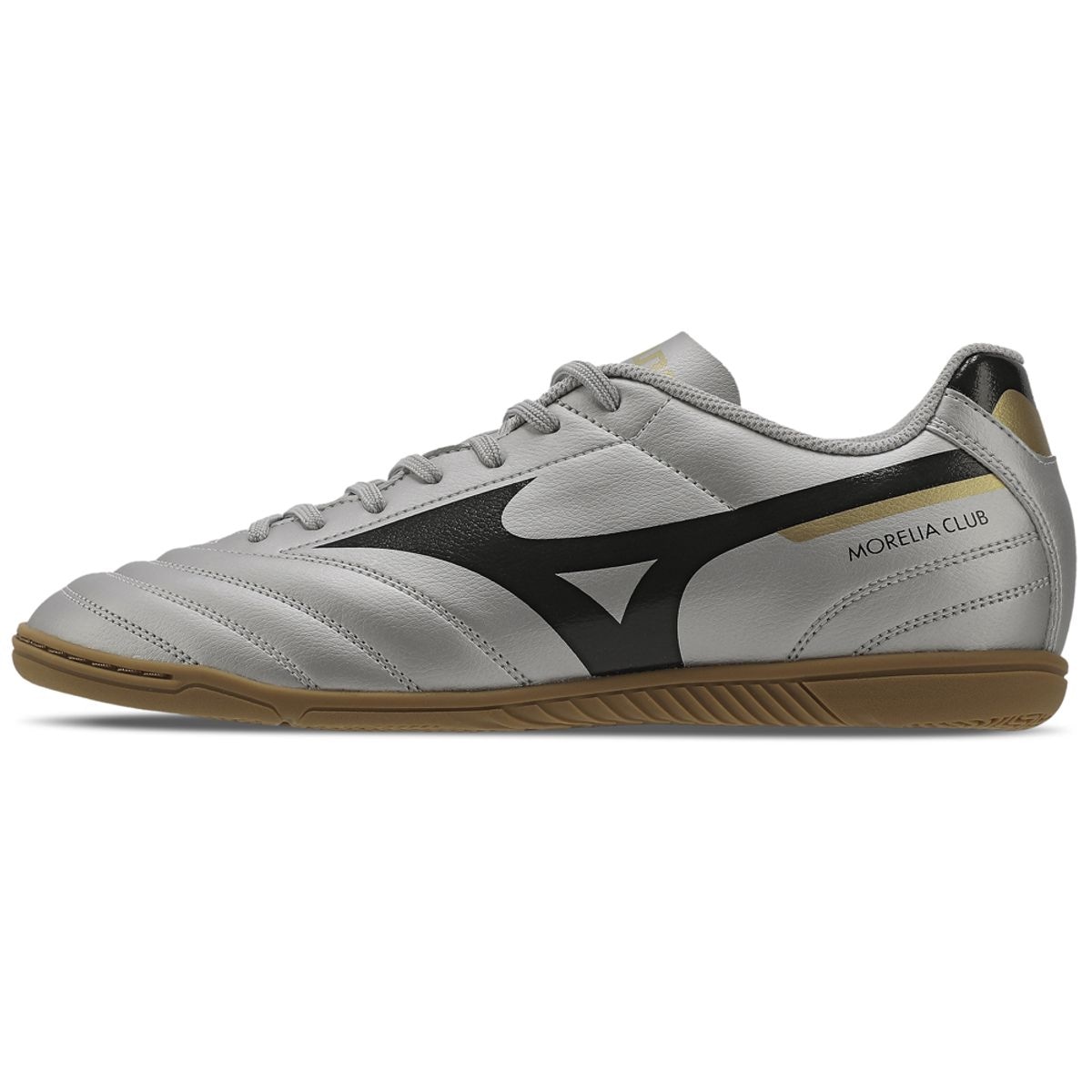 Imagem principal Chuteira Futsal Masculina Mizuno Morelia Club IN Prata Mizuno