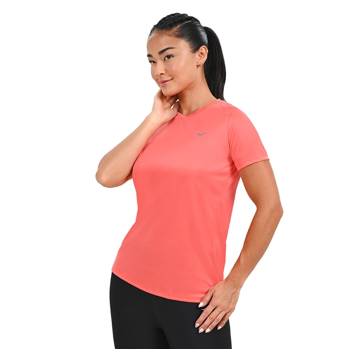 Imagem principal Camiseta de Treino Feminina Mizuno Energy Laranja Mizuno