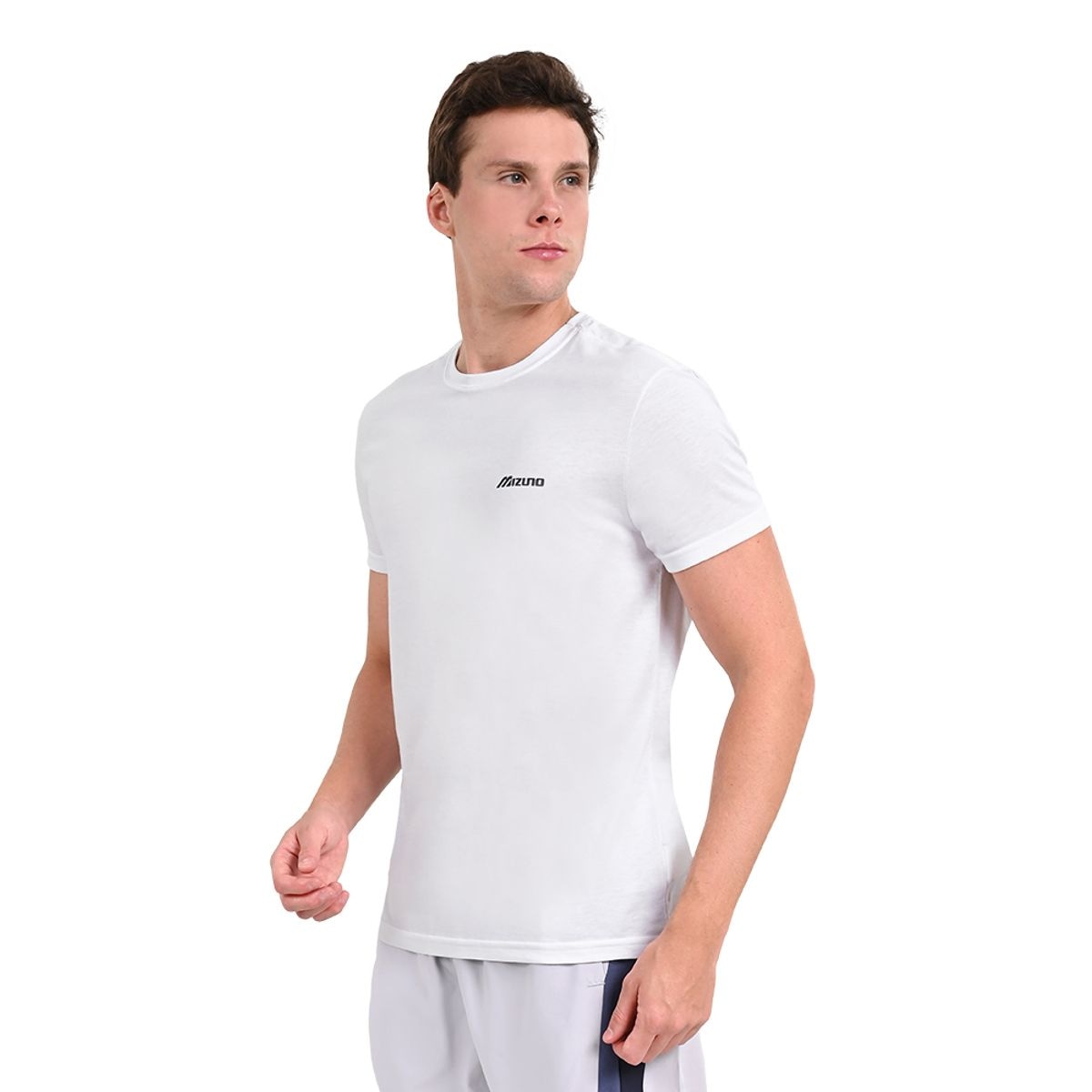 Imagem principal Camiseta Casual Masculina Mizuno Basic Logo Branco Mizuno