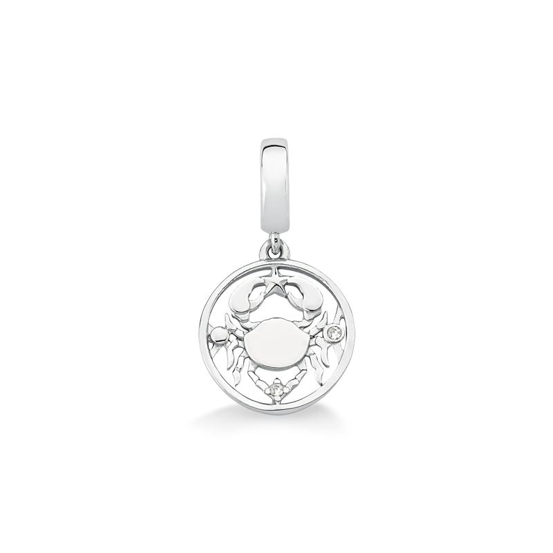 Imagem principal Charm Cancêr Cravejado em Prata 925 Jolie by Monte Carlo