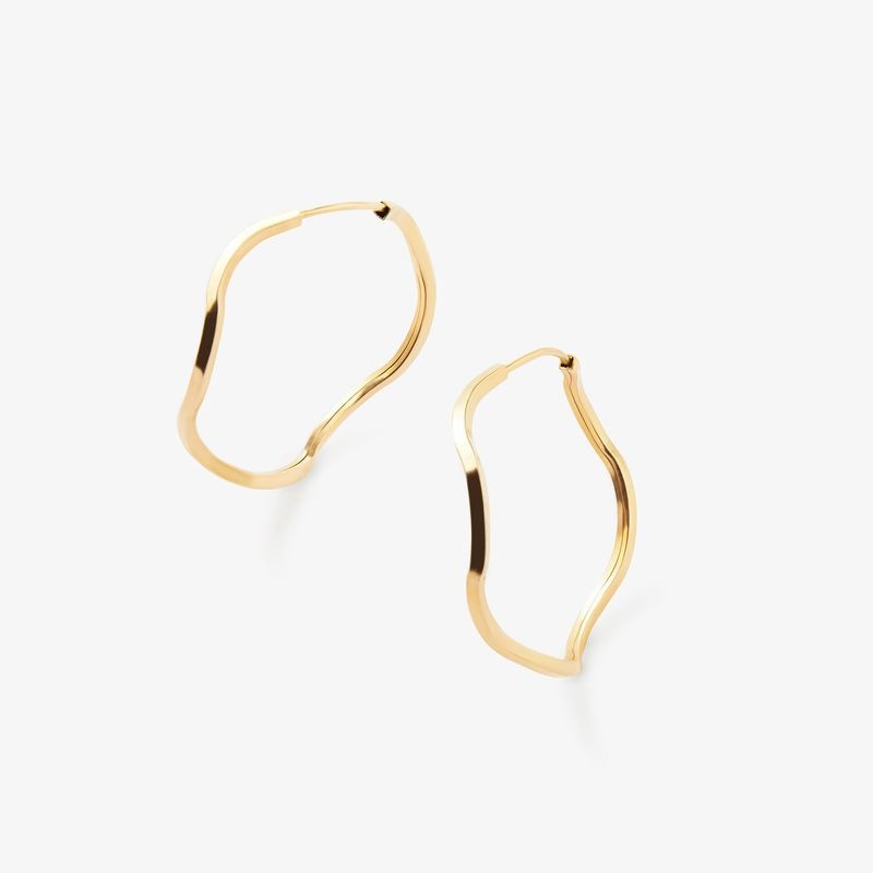 Imagem principal Brinco Argola Torcida Fio Quadrado em Ouro Amarelo 18k - 23mm Monte Carlo