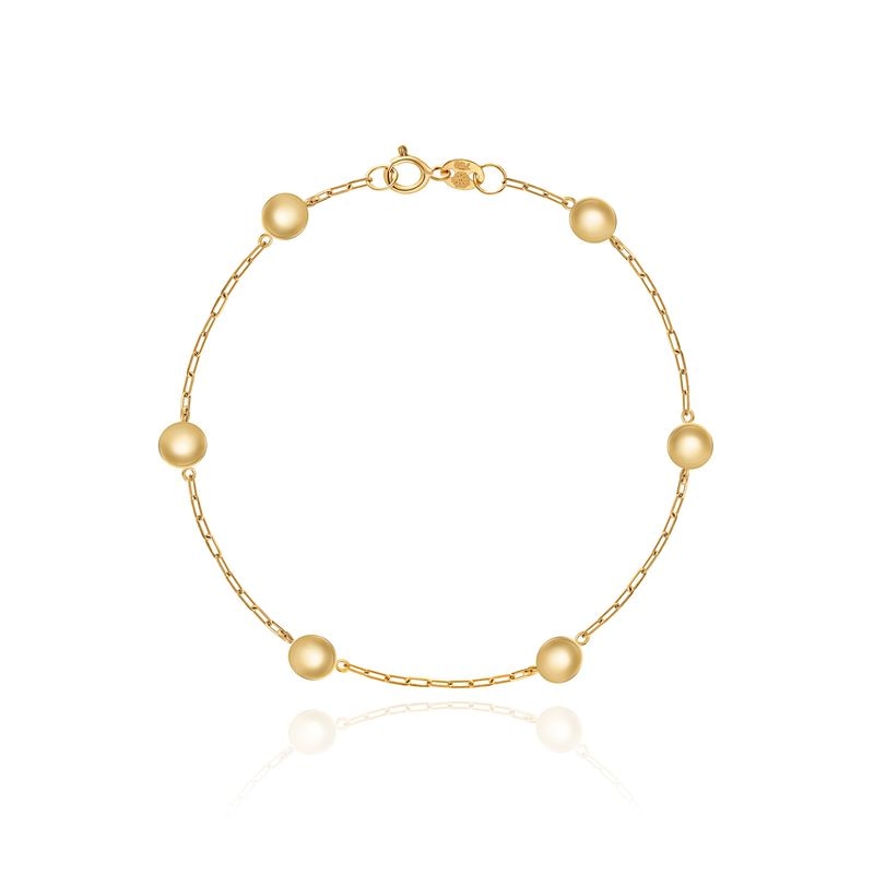 Imagem principal Pulseira Esfera em Ouro Amarelo 18k - 18 cm Monte Carlo