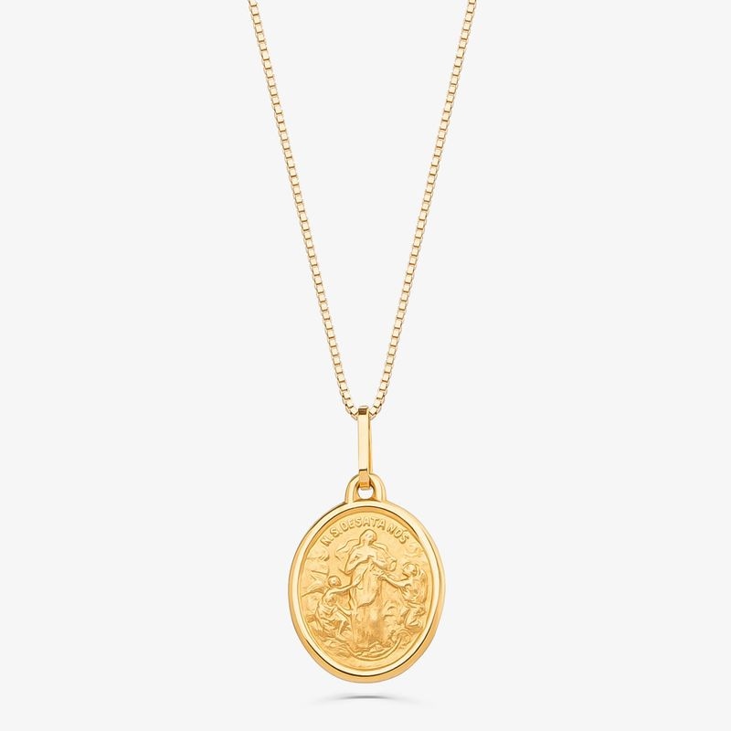 Imagem principal Pingente Nossa Senhora Desatadora dos Nós em Ouro Amarelo 18k Monte Carlo