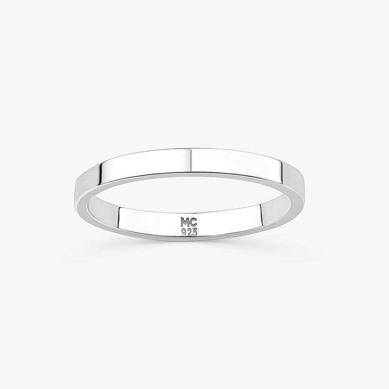 Imagem principal Aliança em Prata 925 - 2 mm Monte Carlo