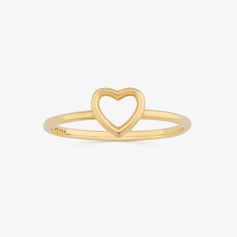 Imagem principal Anel Coração em Ouro Amarelo 18k Monte Carlo