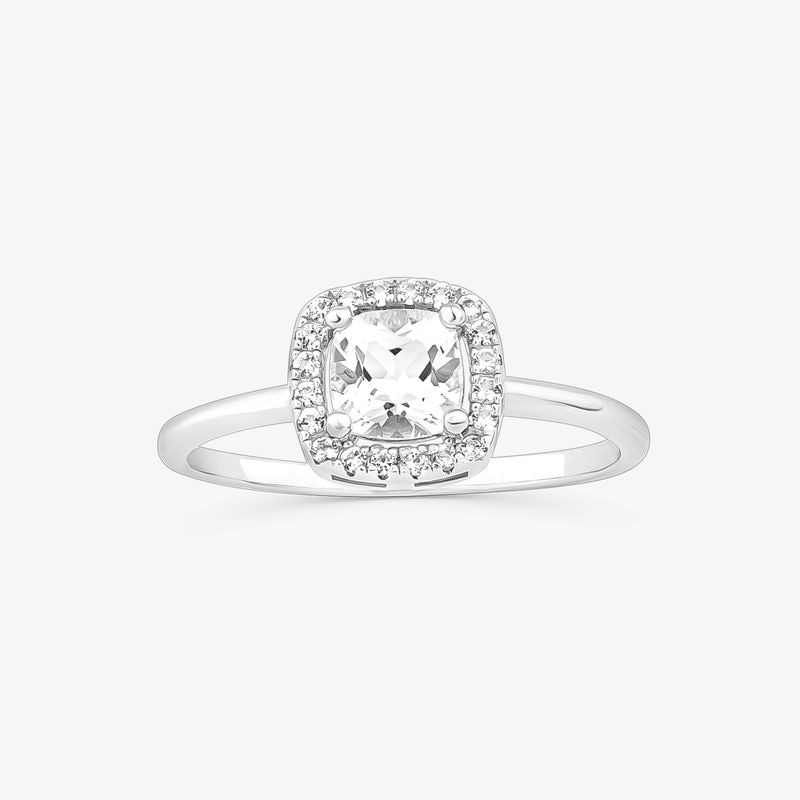 Imagem principal Anel com Topázio em Prata 925 Monte Carlo