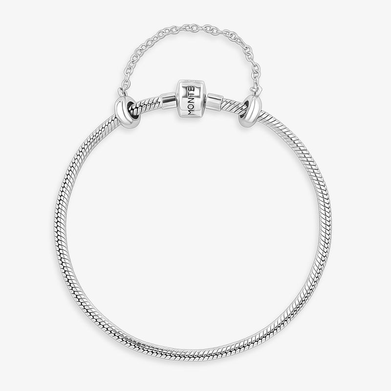 Imagem principal Pulseira Maleável Em Prata 925 Com Fecho Tradicional - 18 cm Jolie by Monte Carlo