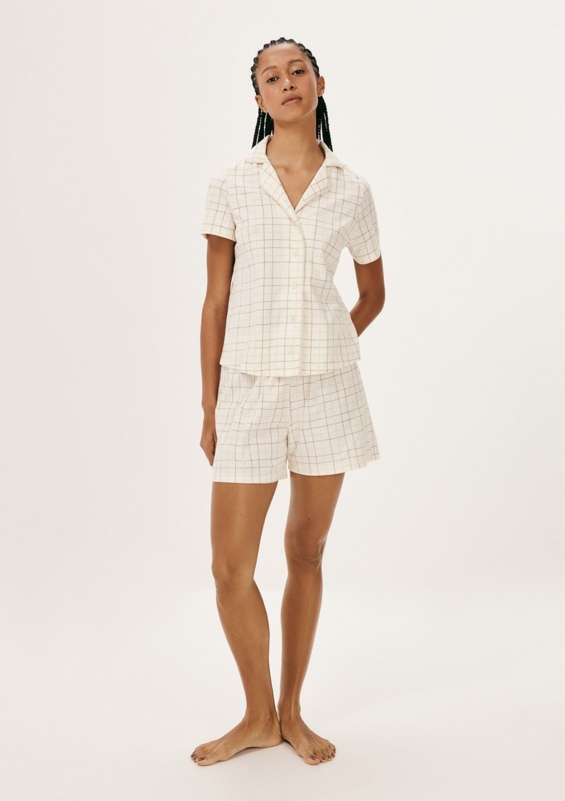 Imagem principal Pijama Curto Feminino Americano Estampado Hering HERING INTIMATES nude