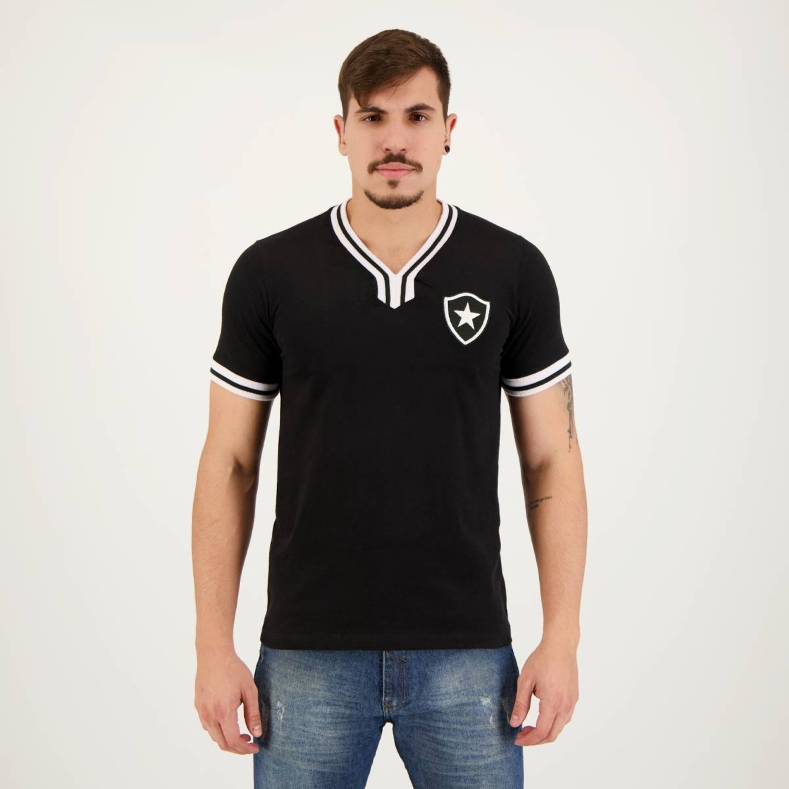 Imagem principal Camisa Botafogo Vintage I Preta Retrômania preto