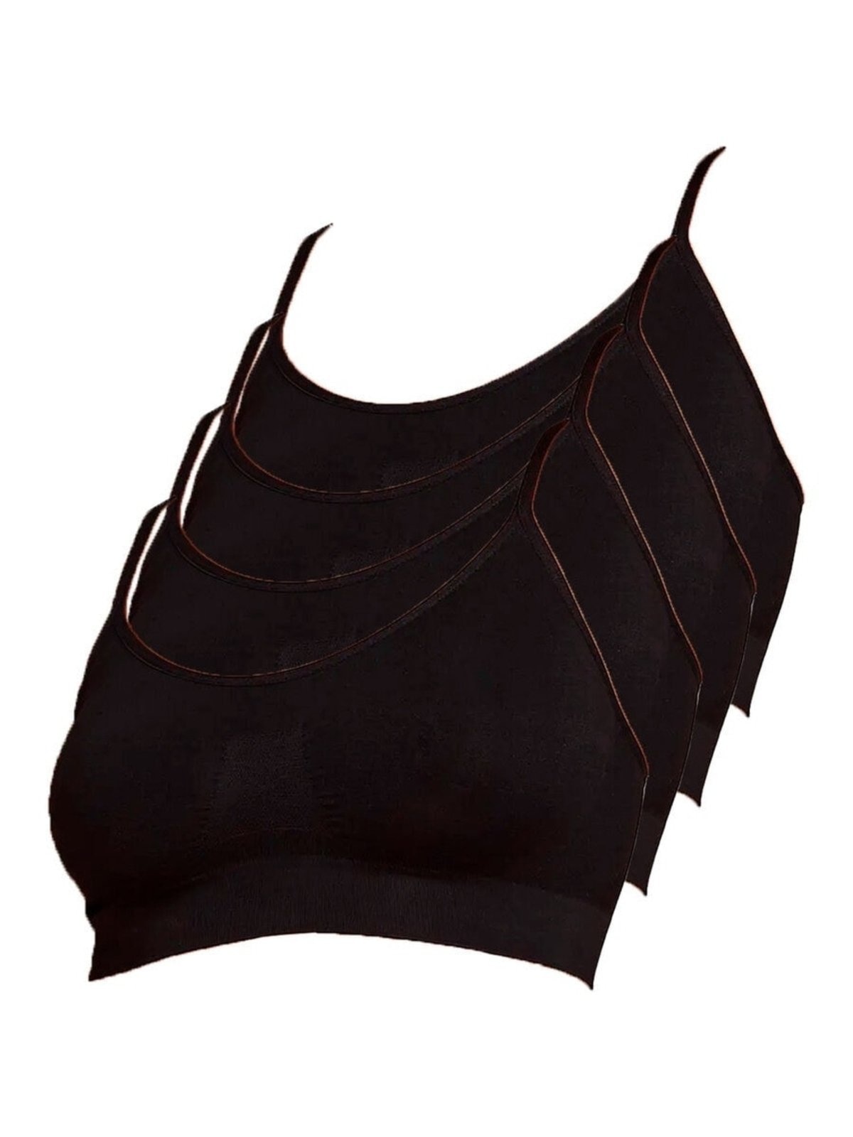 Imagem principal Kit com 4 Top sem Aro e sem Bojo Hope S21020 Hope preto